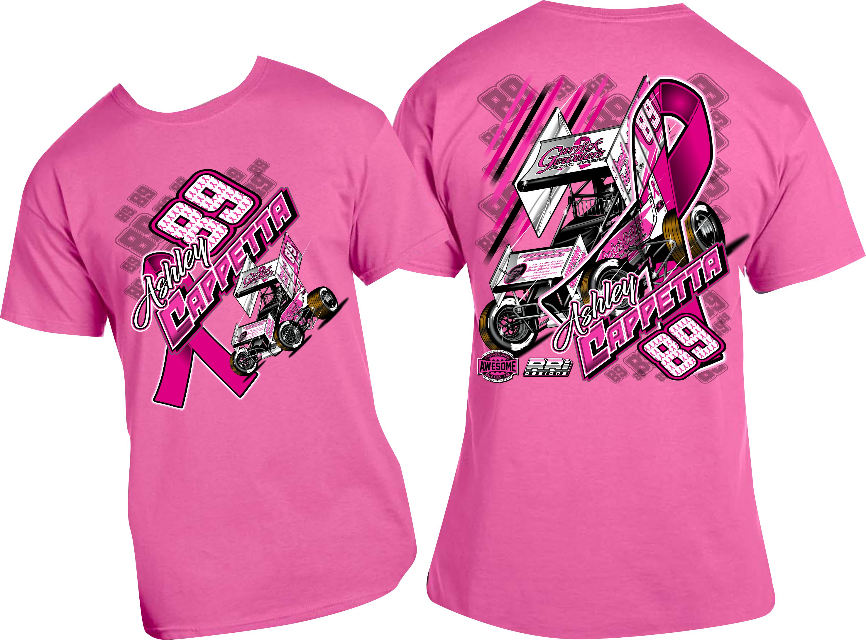 Kevin Quirk Racewear Custom ScreenPrinted Apparel for